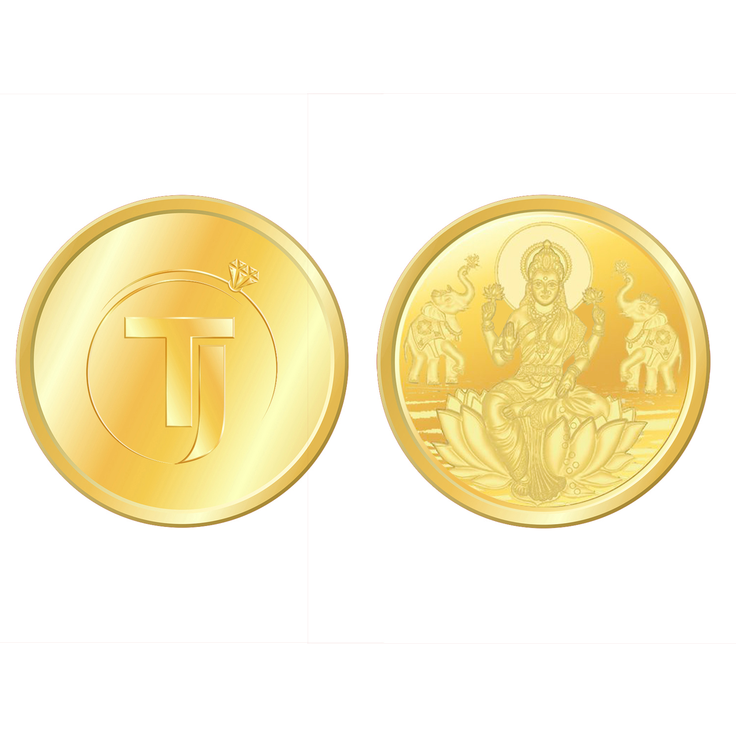 22KT GOLD COIN 1 GRAM Sree Thangam Jewellery