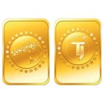 22KT GOLD COIN - 100 GRAMS