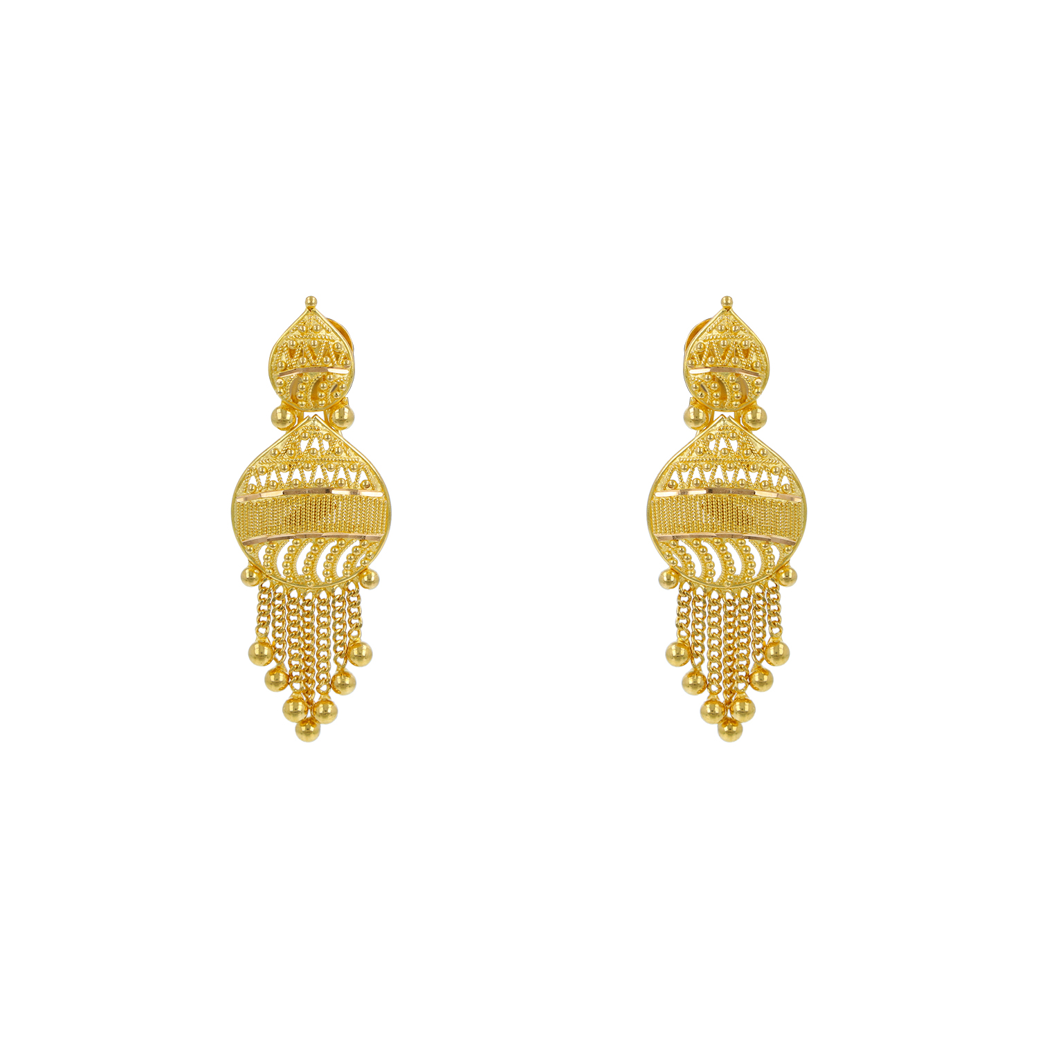 Senco Gold 22k (916) Yellow Gold Drop Earrings for Women - Shop online at  low price for Senco Gold 22k (916) Yellow Gold Drop Earrings for Women at  Helmetdon.in