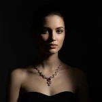 18KT Diamond Necklace for Womens - Image 2