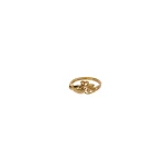 22KT Golden Leaf Curl Ring For Womem's - Image 2