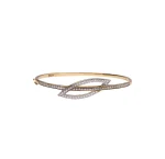 18KT Luminous Leaf Gold Bracelets For Women's