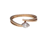18KT Rose Gold Ring For Women's