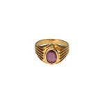 22KT GENTS REAL STONE RING FOR WOMEN'S