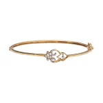 18KT Silva Grace Diamond Kada For Women's