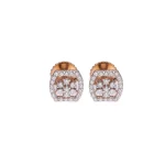 18KT Flutter Spark Diamond Studs For Women's