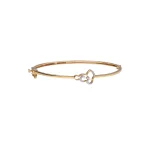 18KT Unity Curve Bracelet For Women's