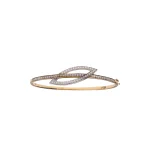 18KT Luminous Leaf Gold Bracelets For Women's - Image 2
