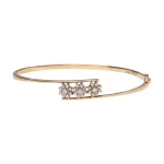 18KT Petal Stream Diamond Bracelet For Women's