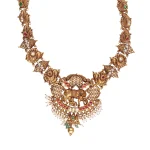 22KT Aishwarya Elephant Motif Necklace For Women's