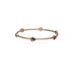 18KT Rainbow Station Gold Bracelet For Women's - Image 2