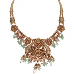 22KT Antique Temple Lakshmi Nakshi Necklace For Women's