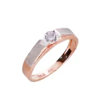 18KT Rose Gold  Solitaire  Ring For Women's