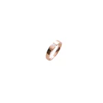 18KT Solace Rose Gold Solitaire Ring For Women's