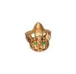 22KT Divine Lord Venkateswara Face Ring For Men's