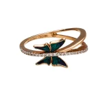 18KT Rose Gold Ring For Women's