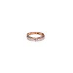 18KT Celeste Union Rose Gold Ring For Women's