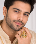 22KT Divine Lord Venkateswara Face Ring For Men's - Image 2