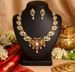 22KT Devamayuri Pearl Drop Necklace For Women's - Image 4