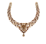 22KT Srinivasa Divine Temple Necklace  For Women's