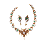 22KT Devamayuri Pearl Drop Necklace For Women's - Image 2