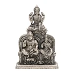 Lakshmi Narayana Family Idol Antique Silver Tone