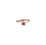 Silver Pearl Rose Bloom Bangle For Women's