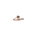 Silver Pearl Rose Bloom Bangle For Women's - Image 2